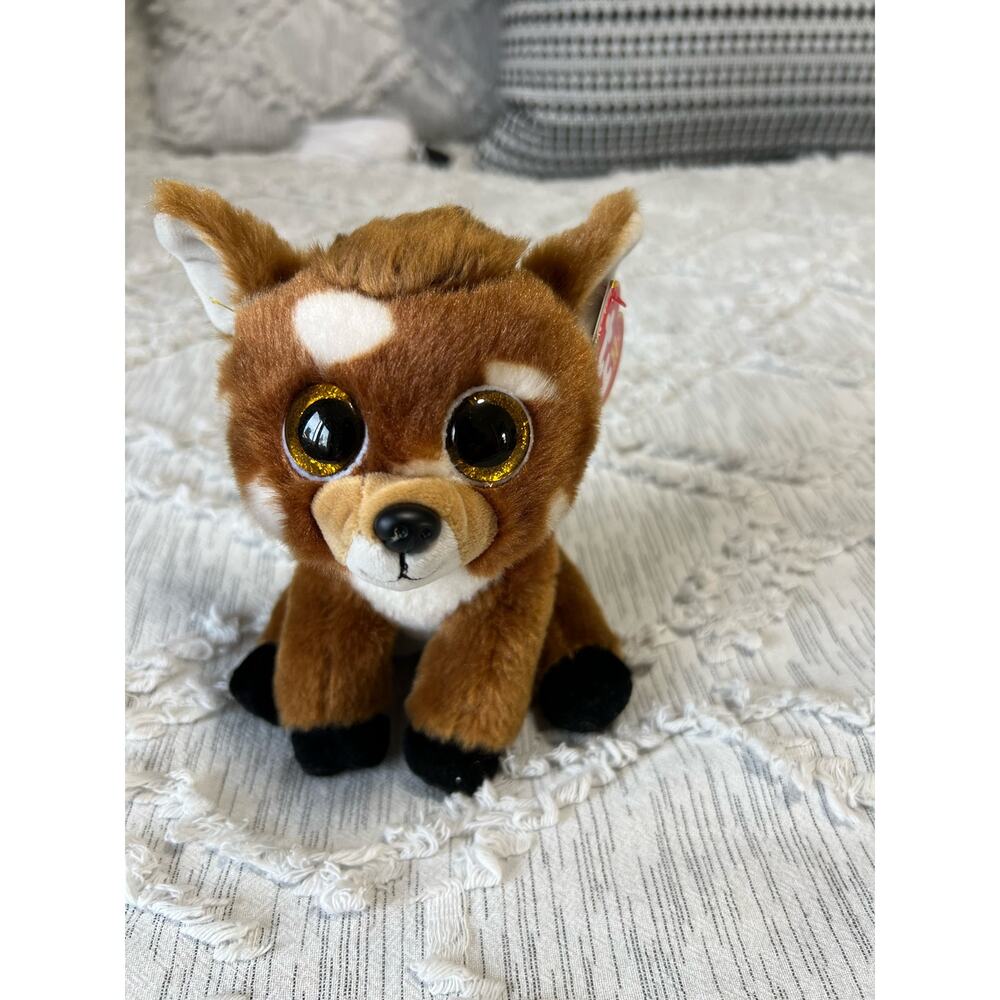 Ty Beanie Boos Buckley Deer Stuffed Animal Plush